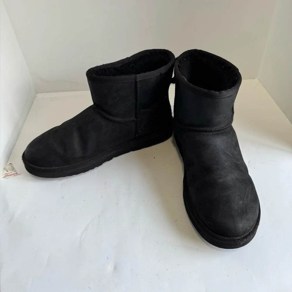 UGG Classic Mini Deco Snow Boots 'Black Grey Men’s. Size 13